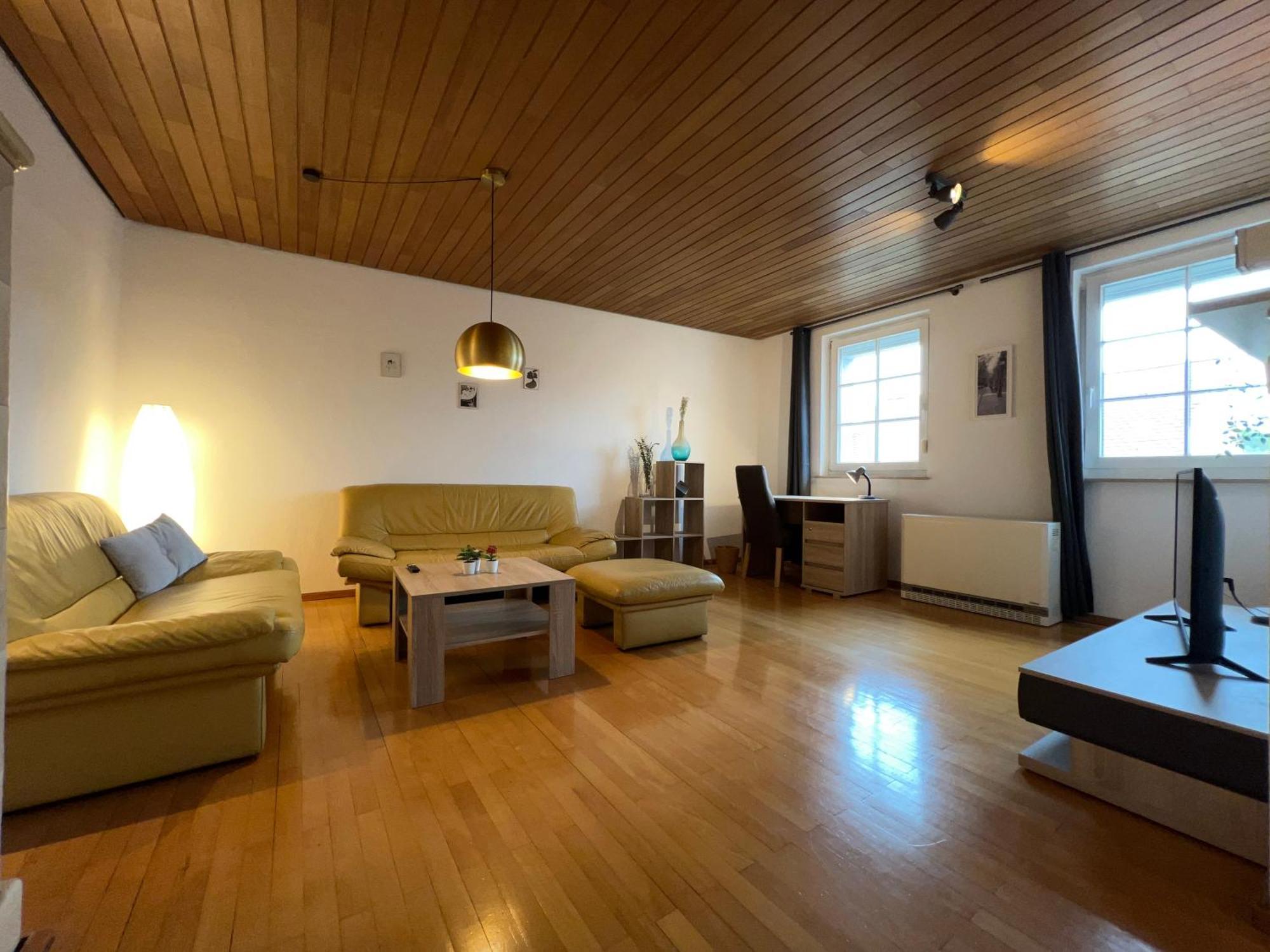 Uebernachten In Grosser Maisonette-Wohnung By Rabe Karlsruhe Bagian luar foto